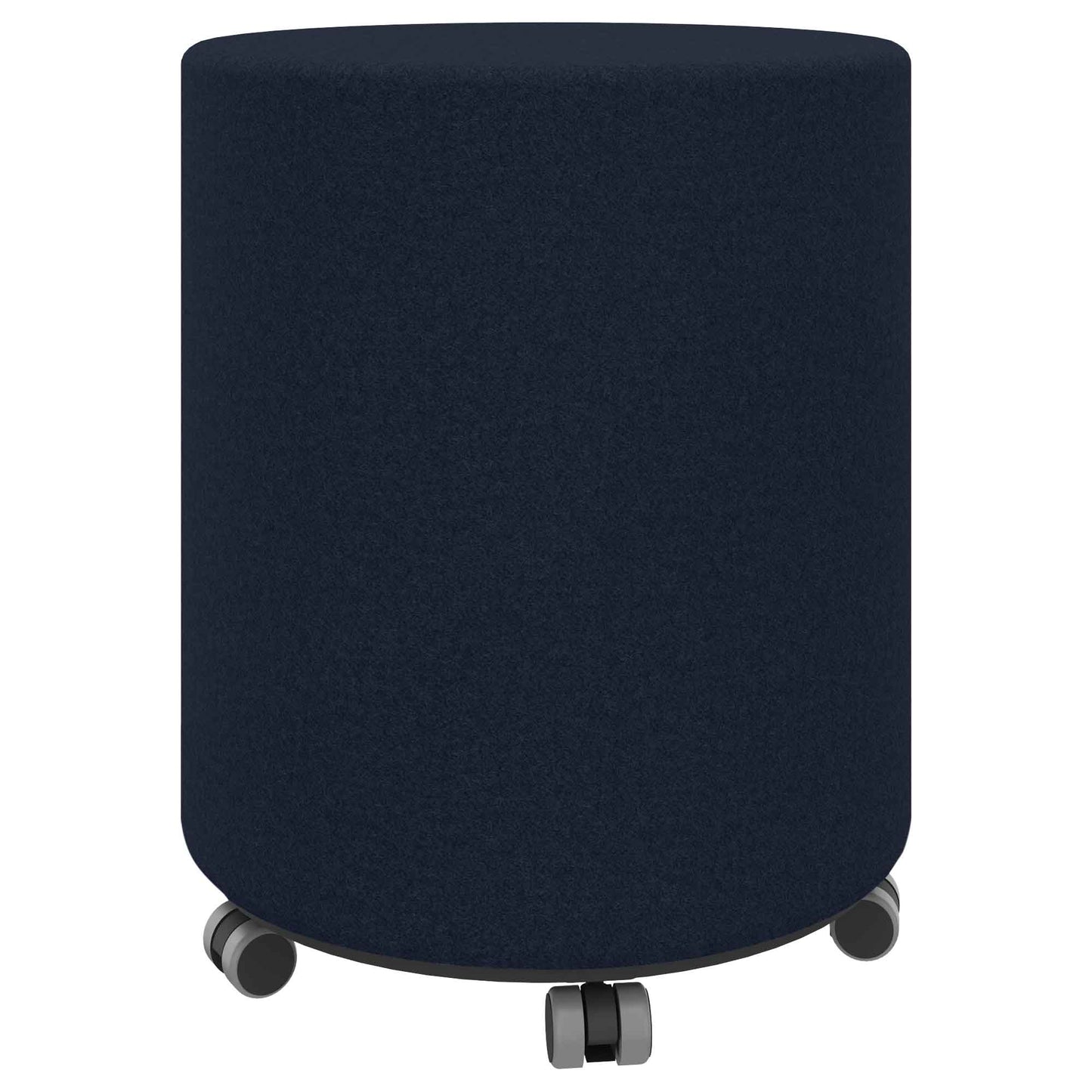 GIRO Pouf / tabouret de siège | Rollbar, Ø 400 mm, couvercles de laine Velito / Synergy