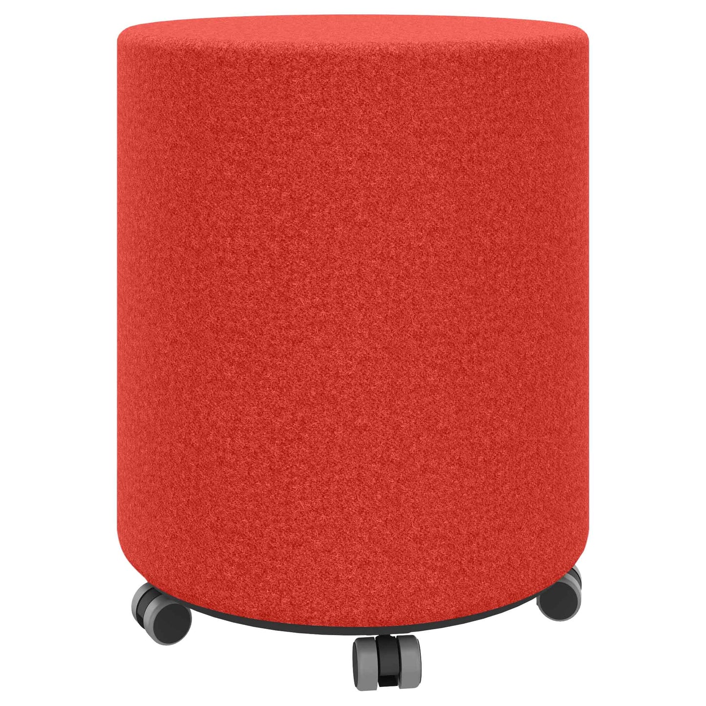 GIRO Sgabello Pouf / sedile | Rollbar, Ø 400 mm, coperture di lana velio / sinergia