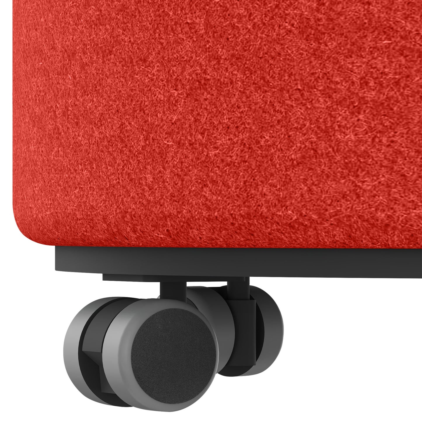 GIRO Sgabello Pouf / sedile | Rollbar, Ø 400 mm, coperture di lana velio / sinergia