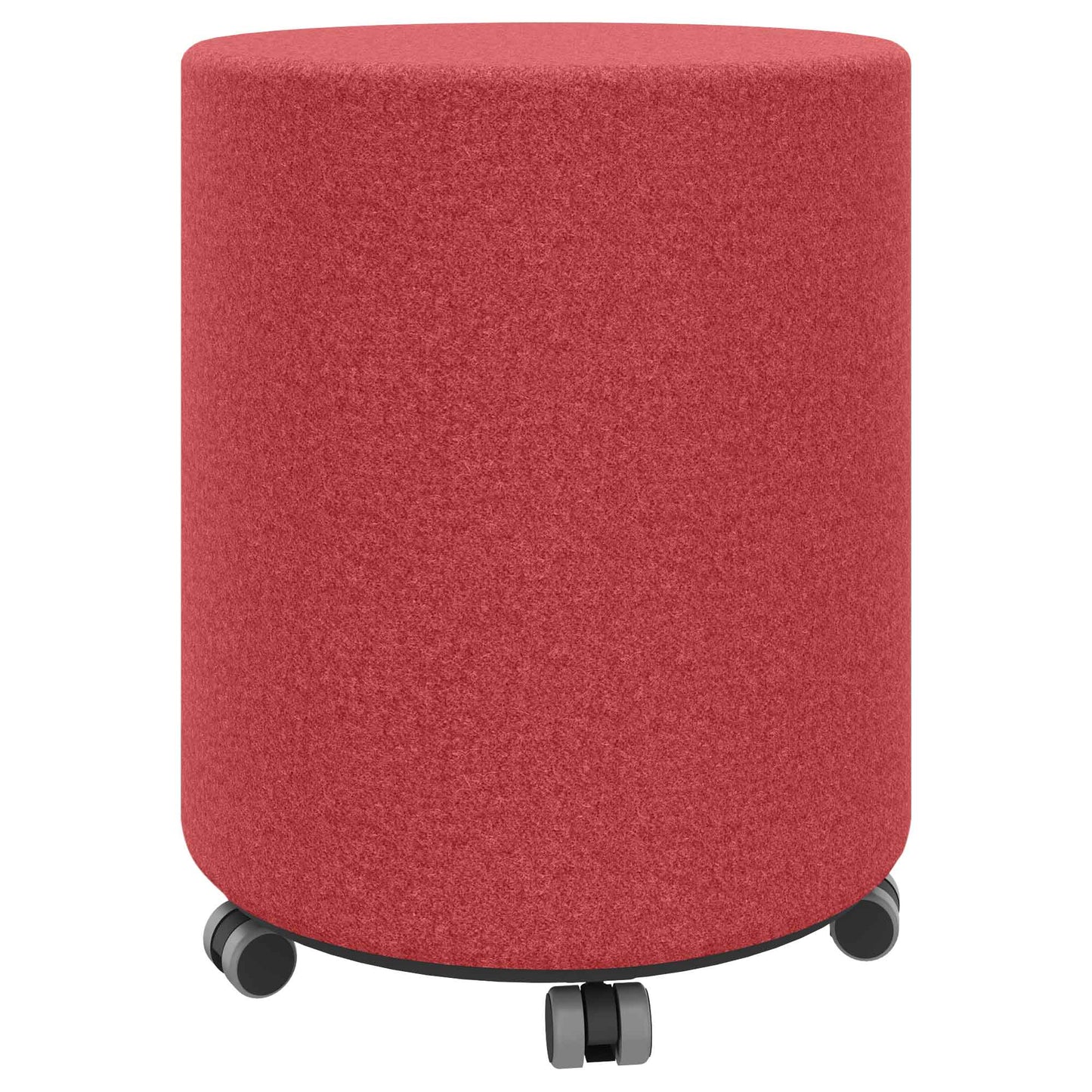 GIRO Pouf / tabouret de siège | Rollbar, Ø 400 mm, couvercles de laine Velito / Synergy
