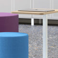 GIRO Pouf / tabouret | Ø 400 mm, hauteur d’assise 450 mm, revêtements en laine VELITO / SYNERGY - 3 Thumbnail Image