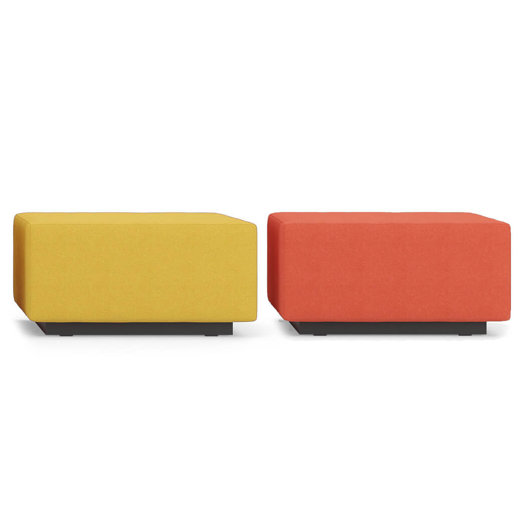JAZZ Pouf / tabouret de siège | 800 x 600 mm, tissus de référence Lucia / Velito / Synergy
