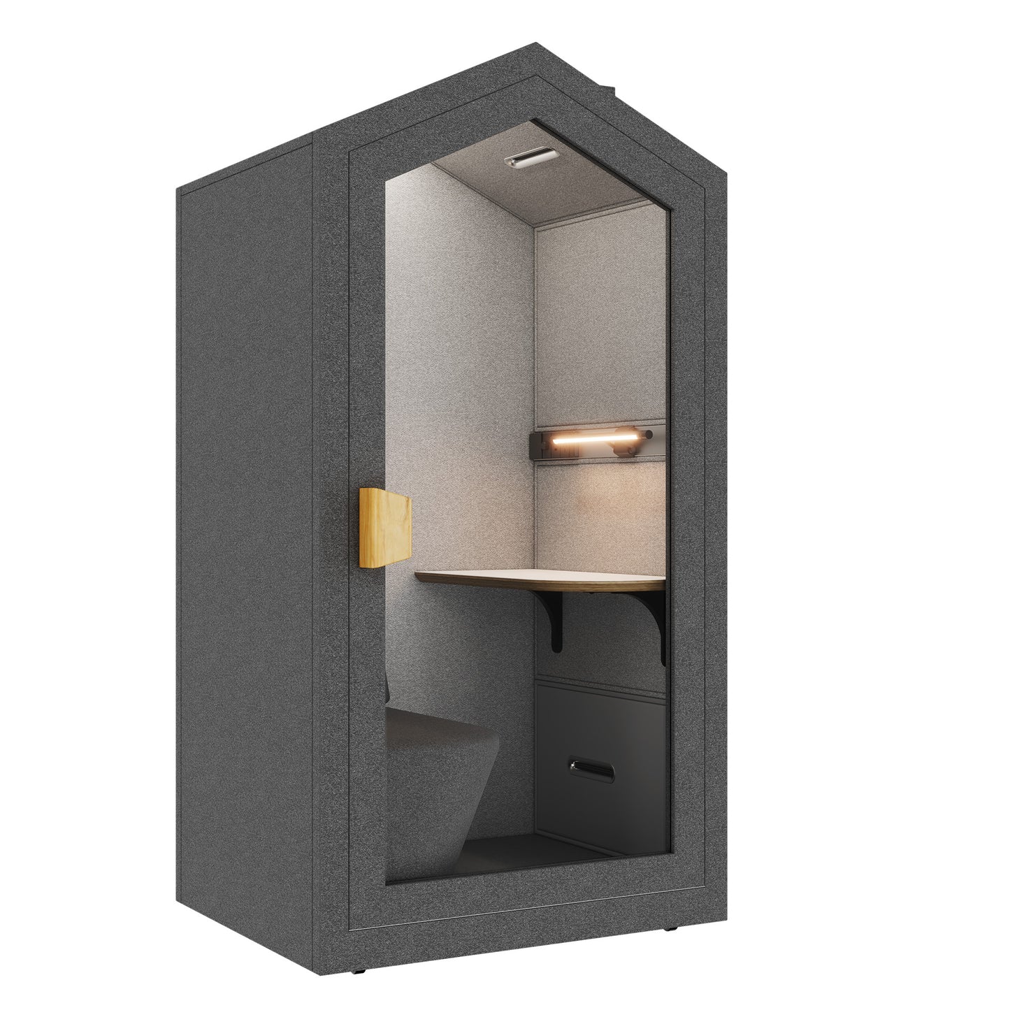 Soundbox Quiet House | Scraped telephone box, for 1 person