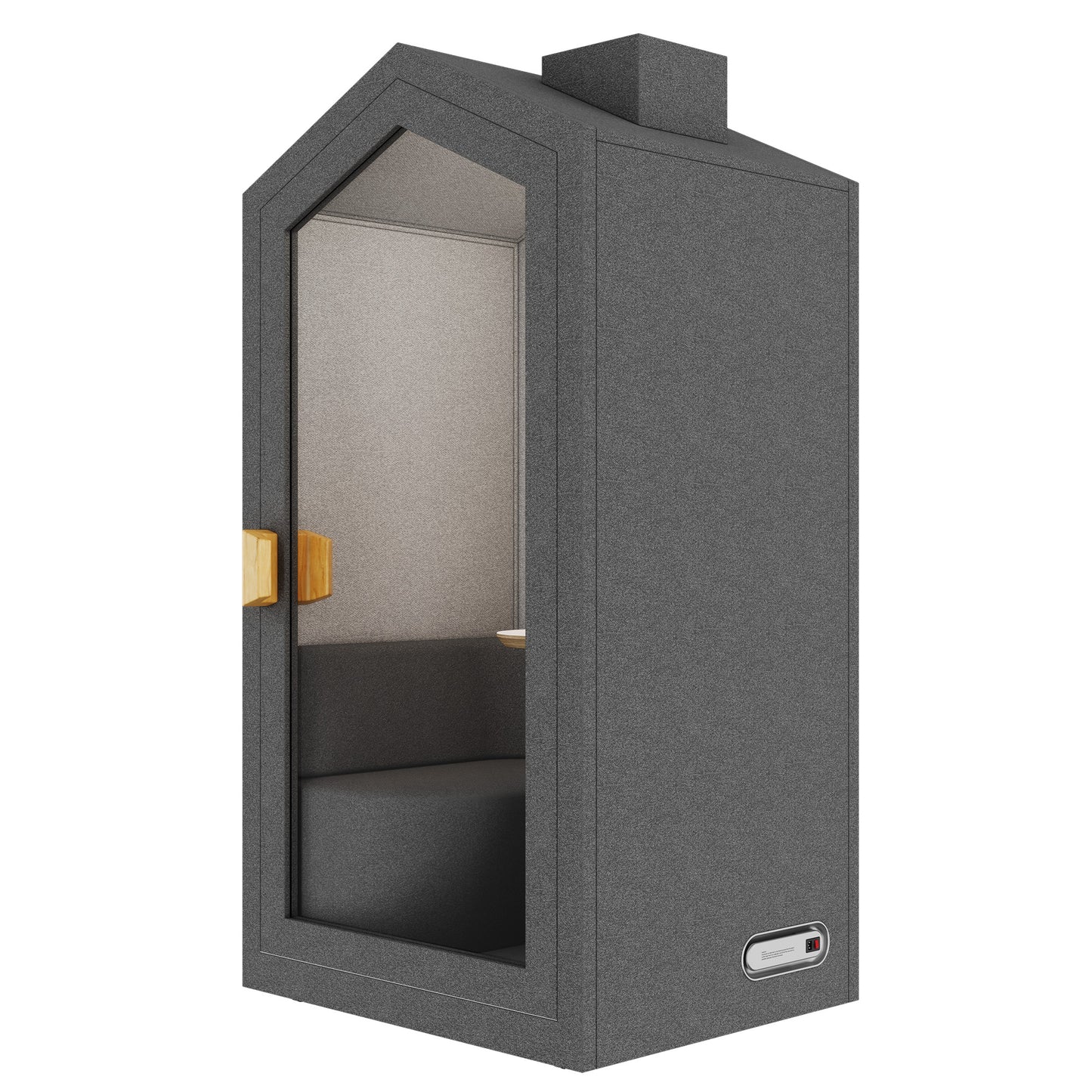Soundbox Quiet House | Scraped telephone box, for 1 person