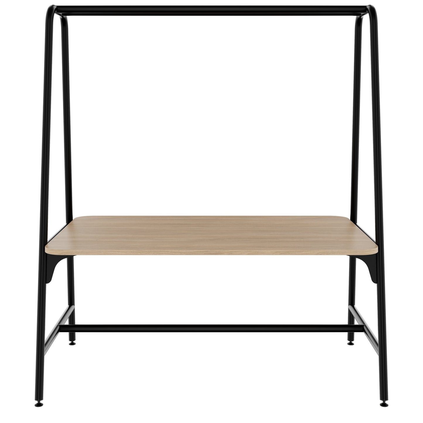 ROUND Multipurpose Tisch | 1600 - 1800 x 740 - 1050 mm, Bernsteineiche