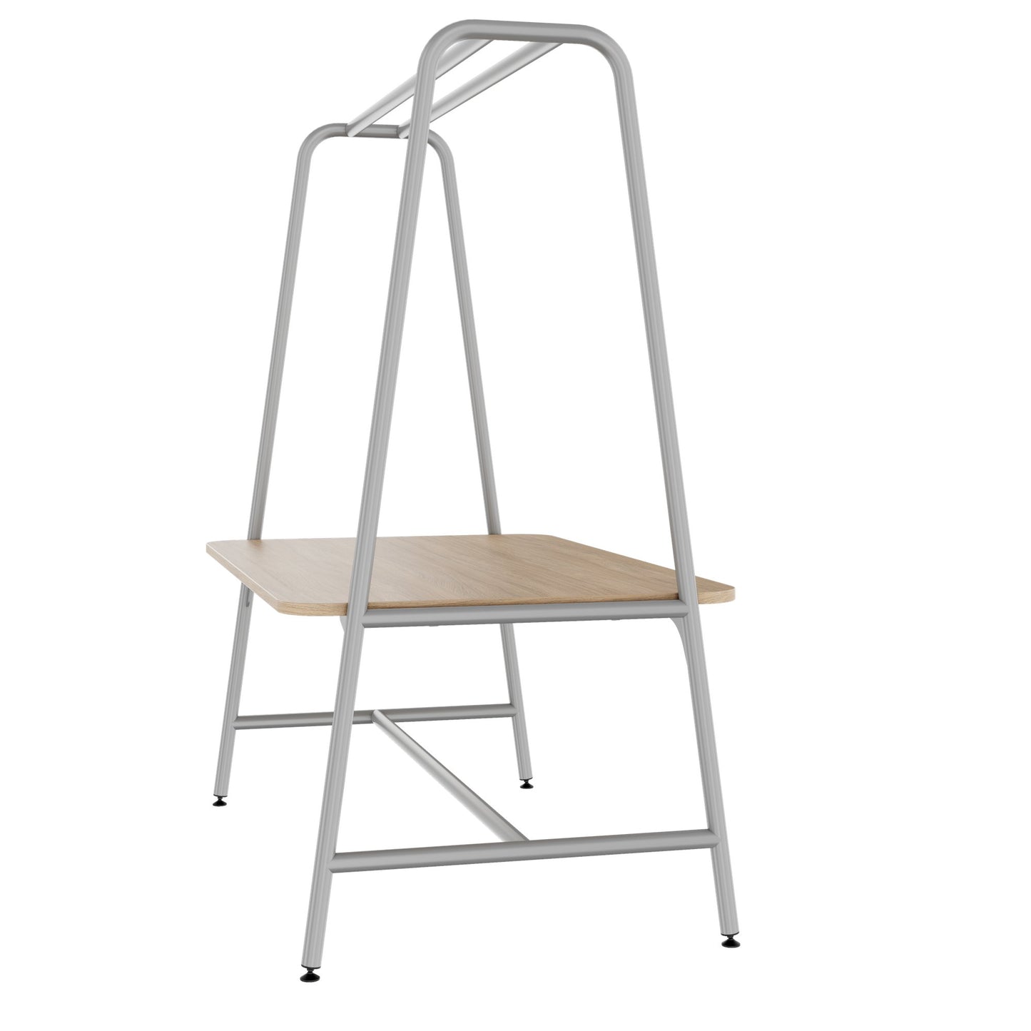 ROUND Multipurpose Tisch | 1600 - 1800 x 740 - 1050 mm, Bernsteineiche