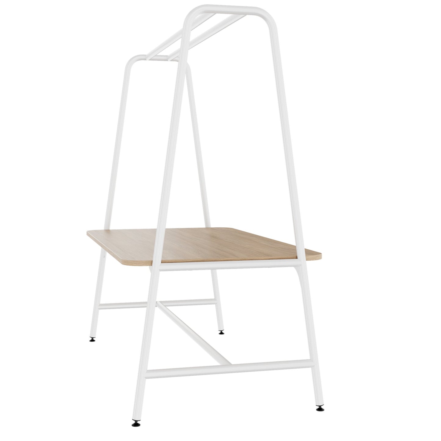 ROUND Multipurpose Tisch | 1600 - 1800 x 740 - 1050 mm, Bernsteineiche