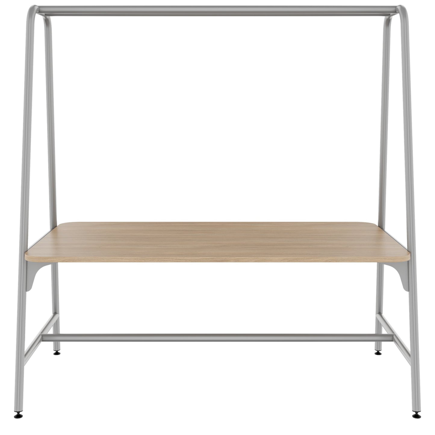 ROUND Multipurpose Tisch | 1600 - 1800 x 740 - 1050 mm, Bernsteineiche