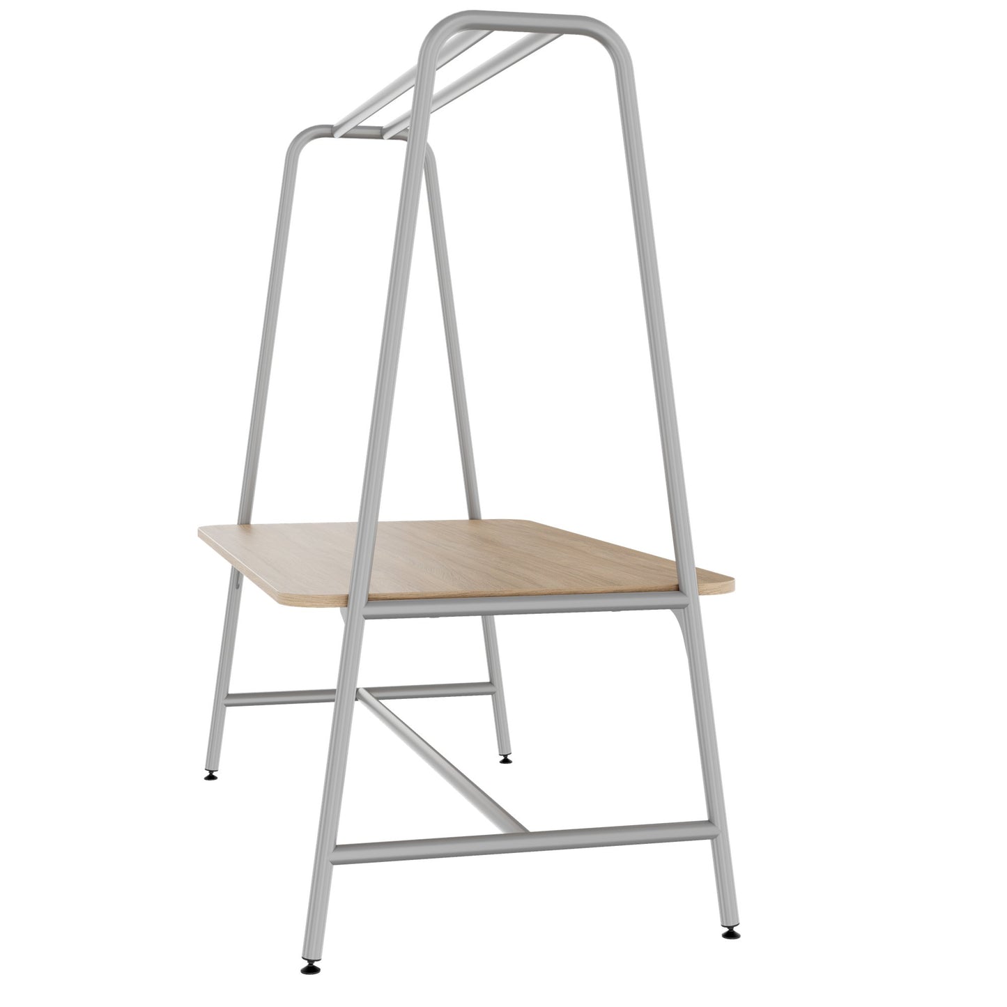 ROUND Multipurpose Tisch | 1600 - 1800 x 740 - 1050 mm, Bernsteineiche