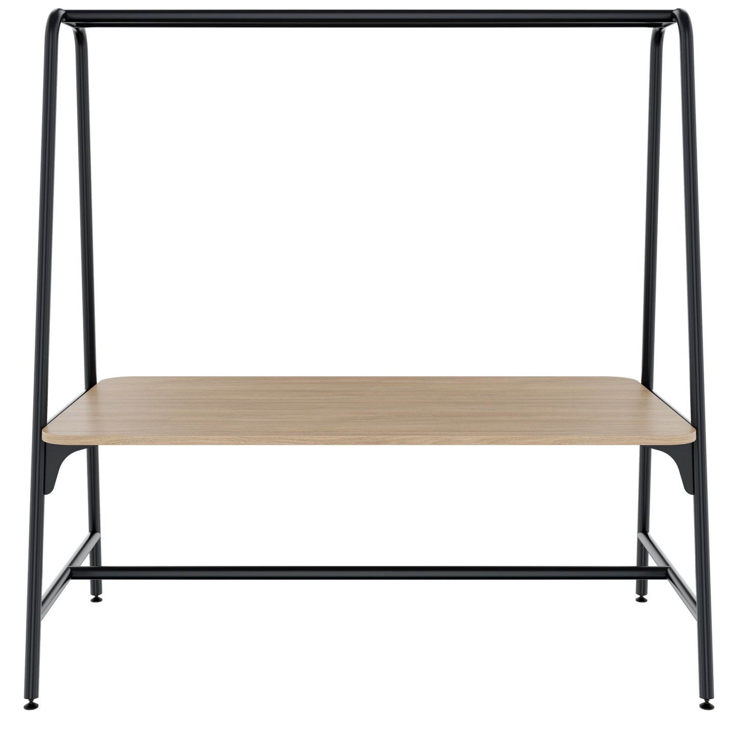ROUND Multipurpose Tisch | 1600 - 1800 x 740 - 1050 mm, Bernsteineiche