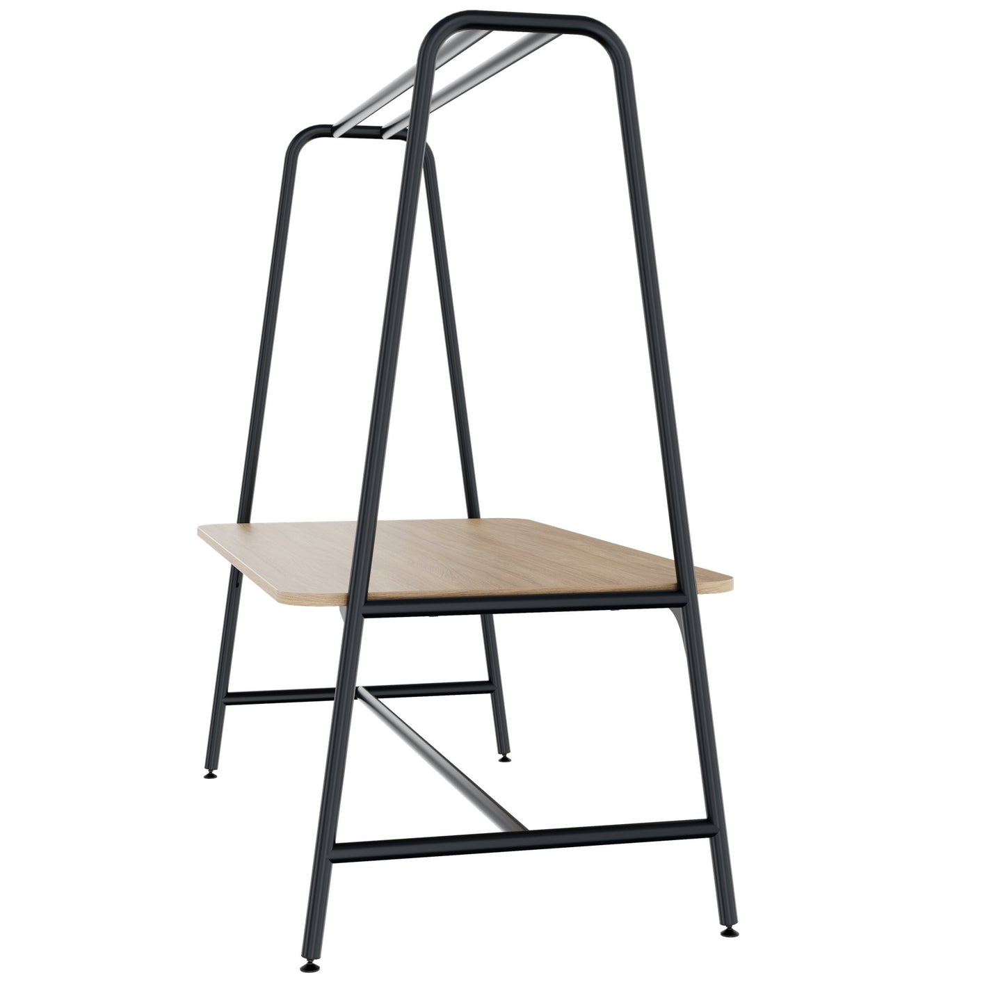 ROUND Multipurpose Tisch | 1600 - 1800 x 740 - 1050 mm, Bernsteineiche