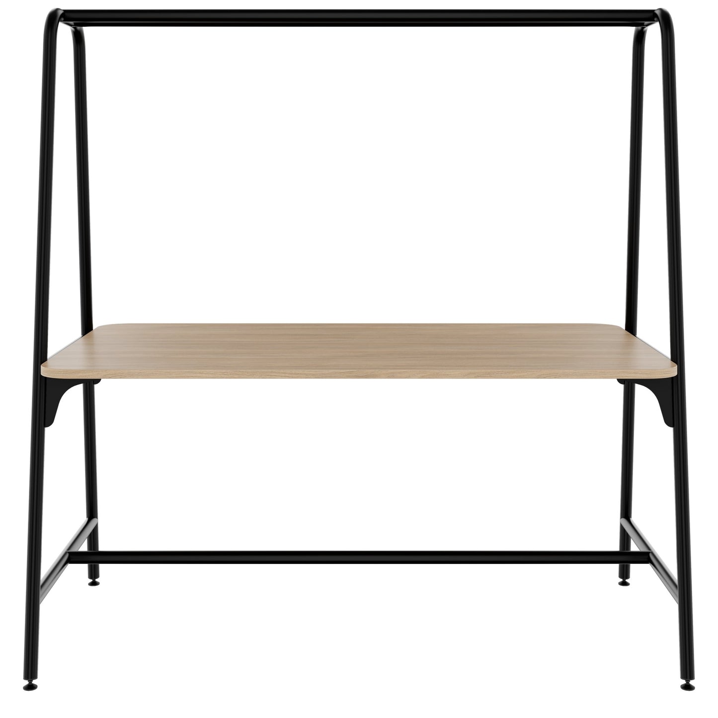 ROUND Multipurpose Tisch | 1600 - 1800 x 740 - 1050 mm, Bernsteineiche