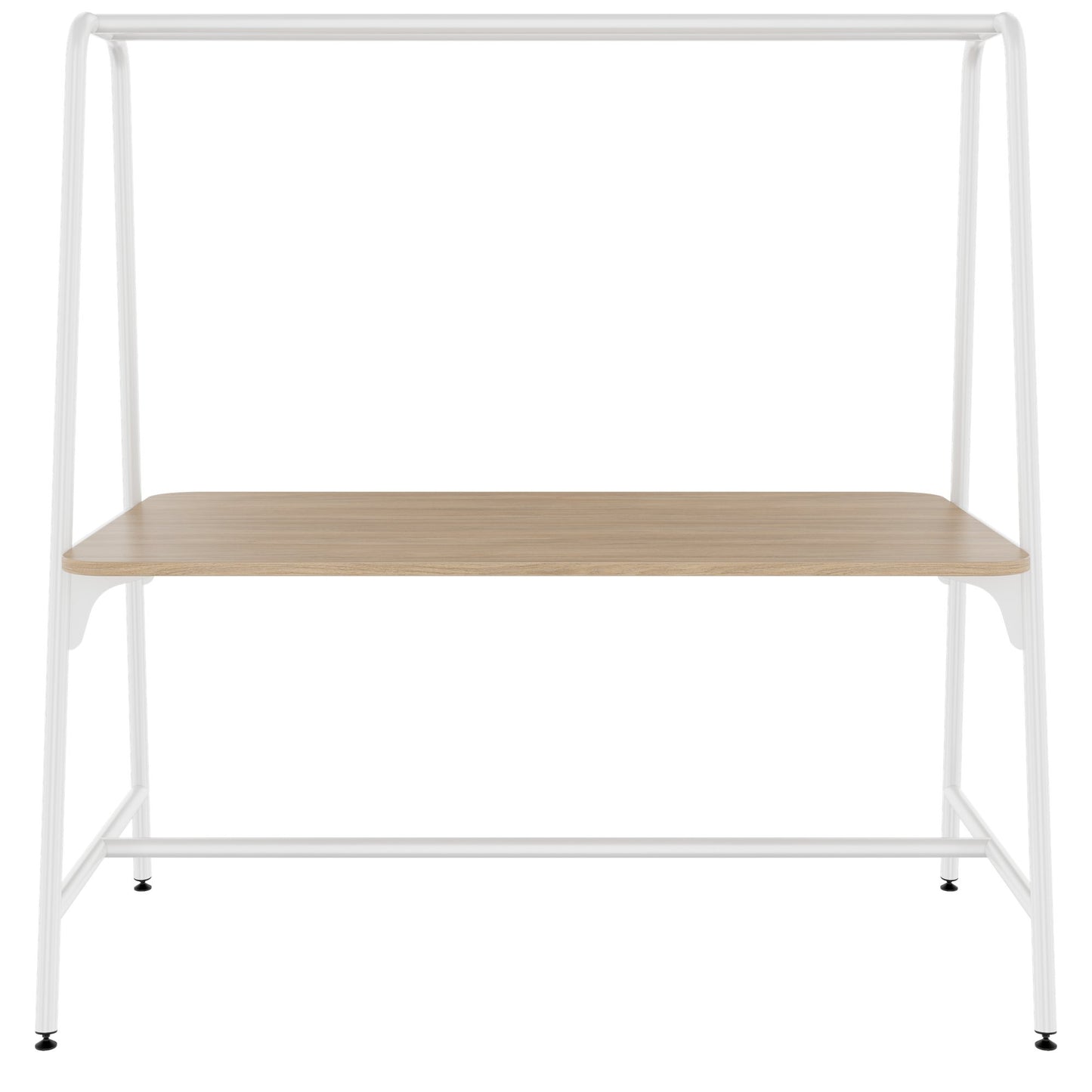 ROUND Multipurpose Tisch | 1600 - 1800 x 740 - 1050 mm, Bernsteineiche