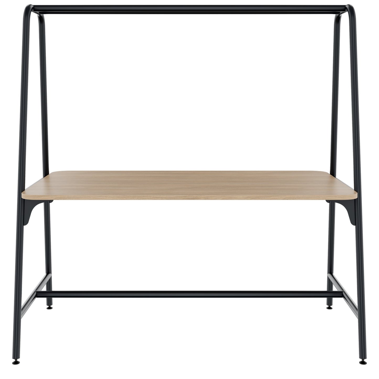 ROUND Multipurpose Tisch | 1600 - 1800 x 740 - 1050 mm, Bernsteineiche