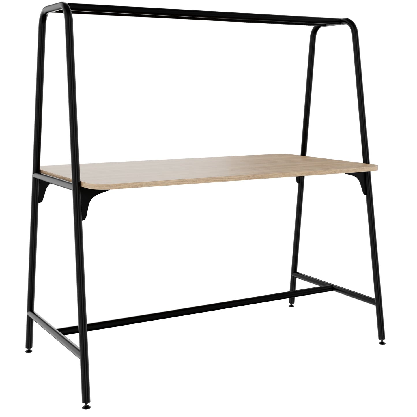 ROUND Multipurpose Tisch | 1600 - 1800 x 740 - 1050 mm, Bernsteineiche