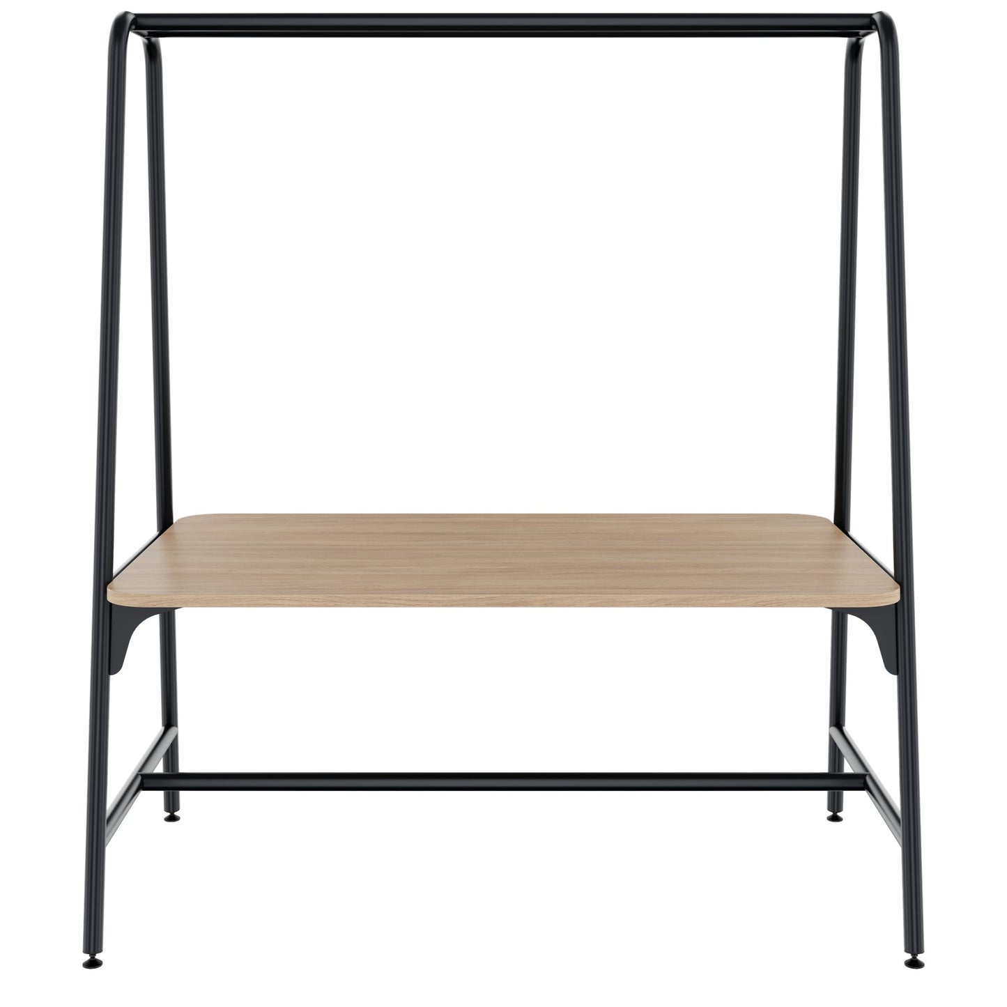 ROUND Multipurpose Tisch | 1600 - 1800 x 740 - 1050 mm, Bernsteineiche