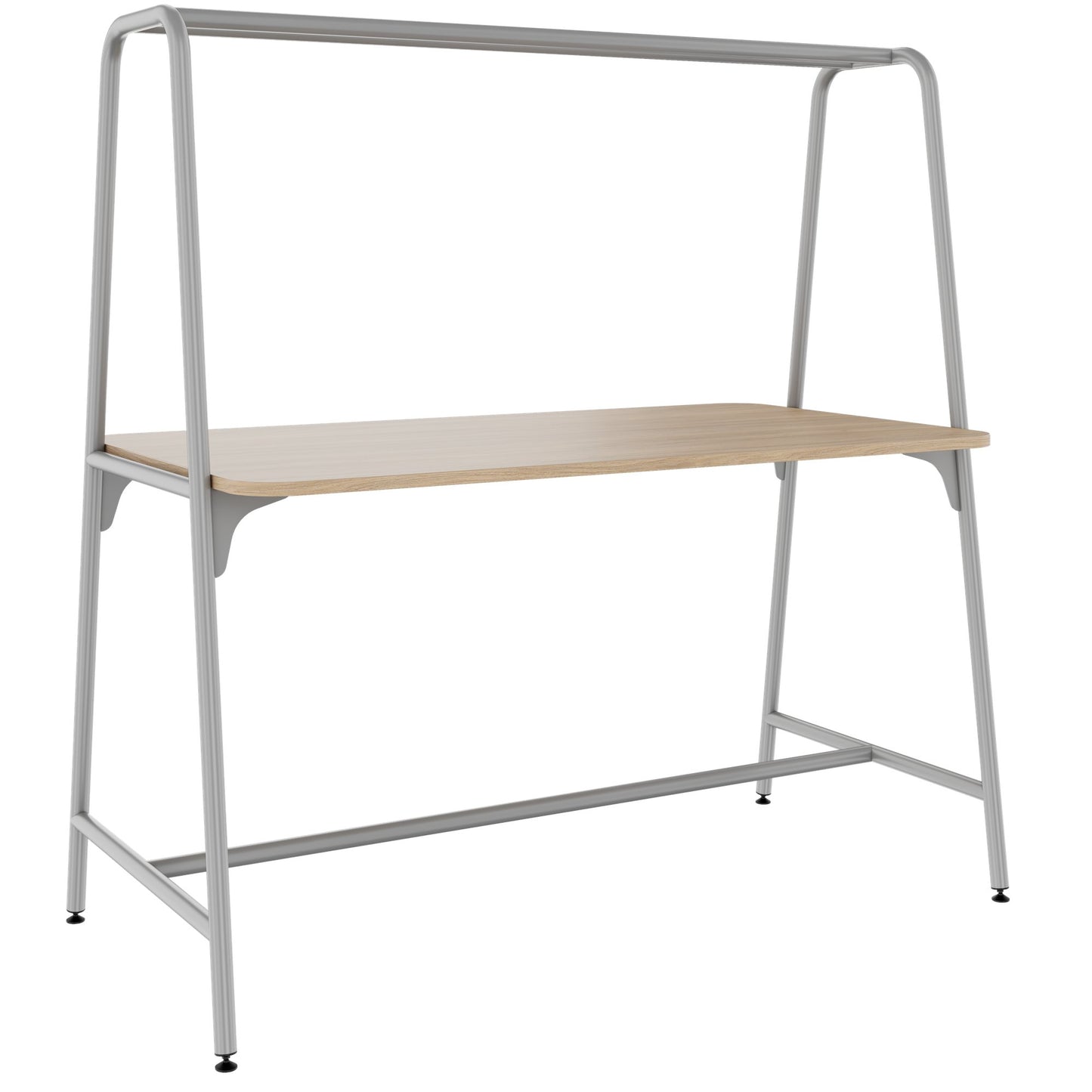 ROUND Multipurpose Tisch | 1600 - 1800 x 740 - 1050 mm, Bernsteineiche