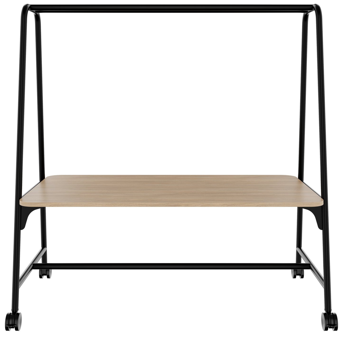 ROUND Multipurpose Tisch | 1600 - 1800 x 740 - 1050 mm, Bernsteineiche