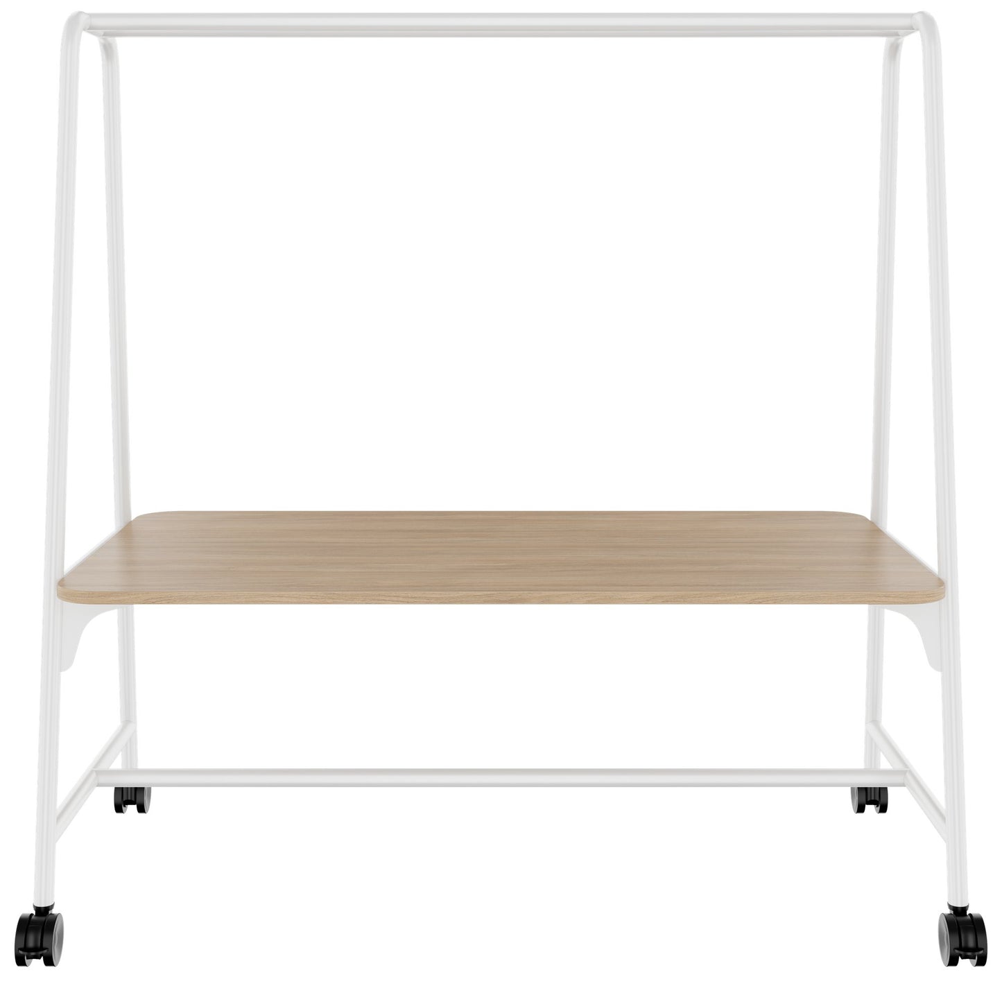 ROUND Multipurpose Tisch | 1600 - 1800 x 740 - 1050 mm, Bernsteineiche