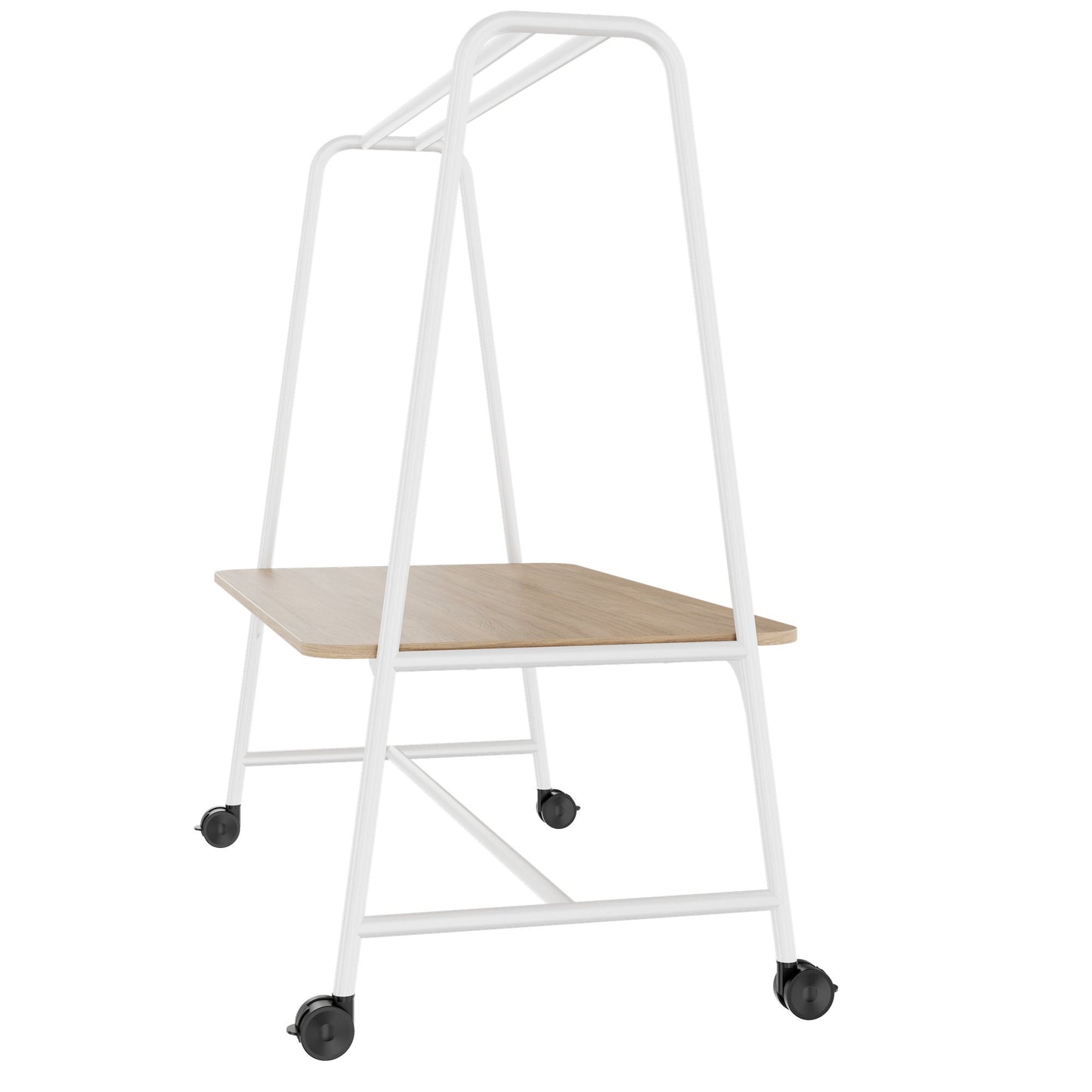 ROUND Multipurpose Tisch | 1600 - 1800 x 740 - 1050 mm, Bernsteineiche