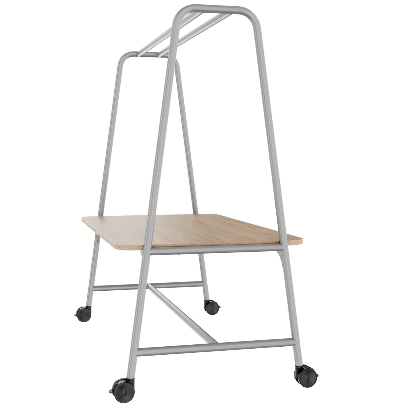 ROUND Multipurpose Tisch | 1600 - 1800 x 740 - 1050 mm, Bernsteineiche