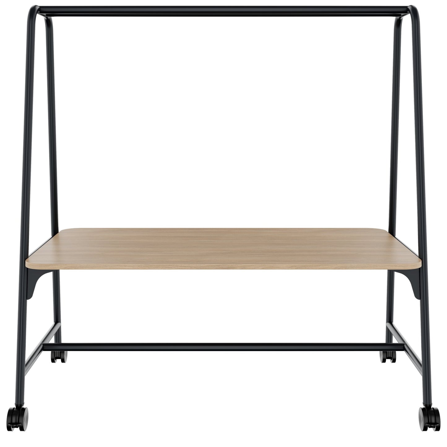 ROUND Multipurpose Tisch | 1600 - 1800 x 740 - 1050 mm, Bernsteineiche
