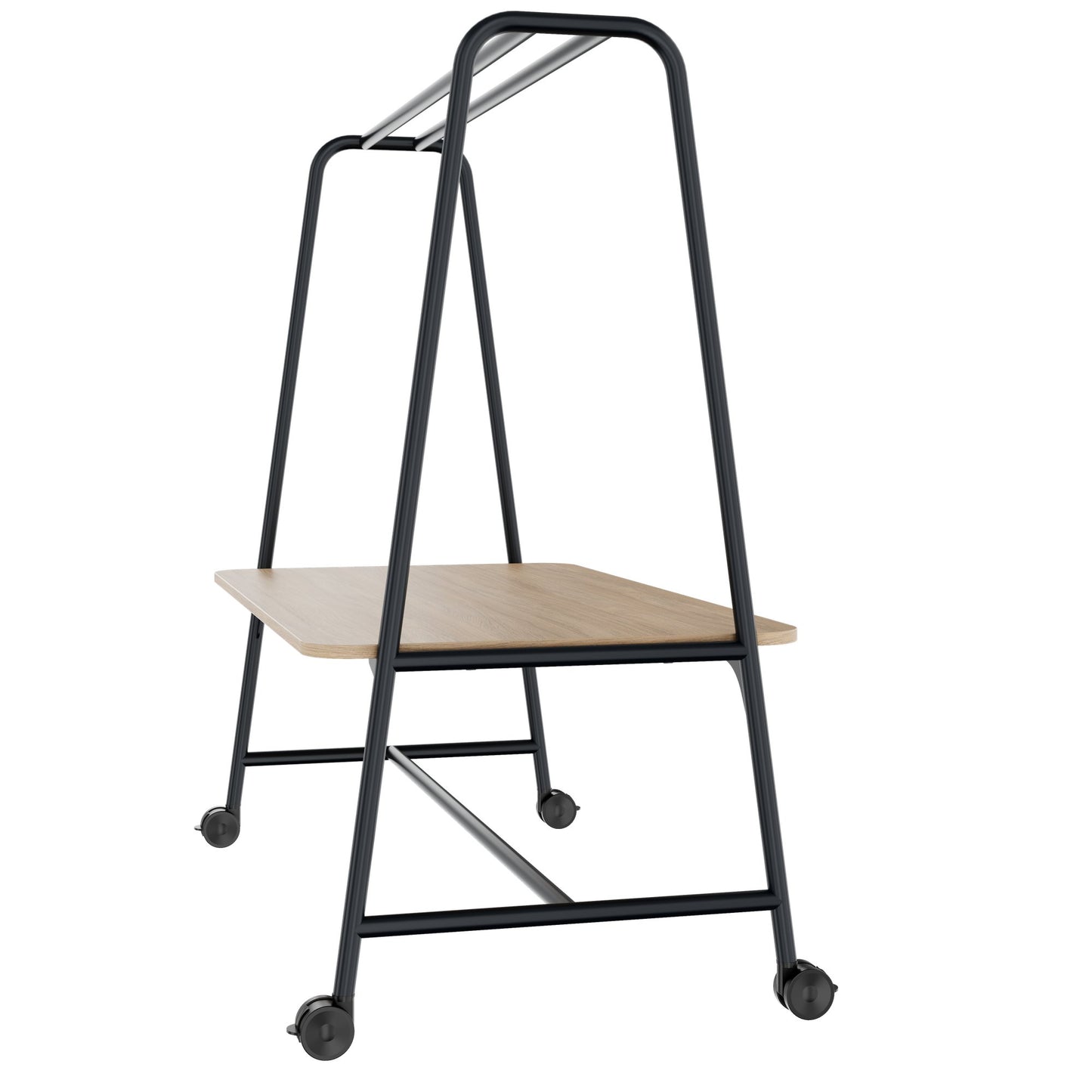ROUND Multipurpose Tisch | 1600 - 1800 x 740 - 1050 mm, Bernsteineiche