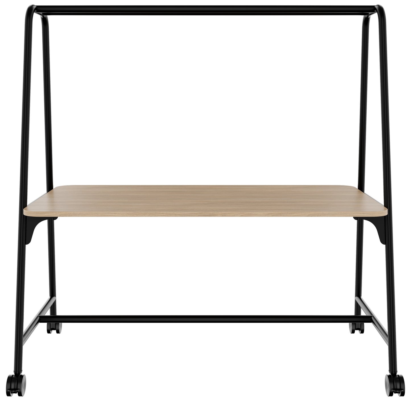 ROUND Multipurpose Tisch | 1600 - 1800 x 740 - 1050 mm, Bernsteineiche