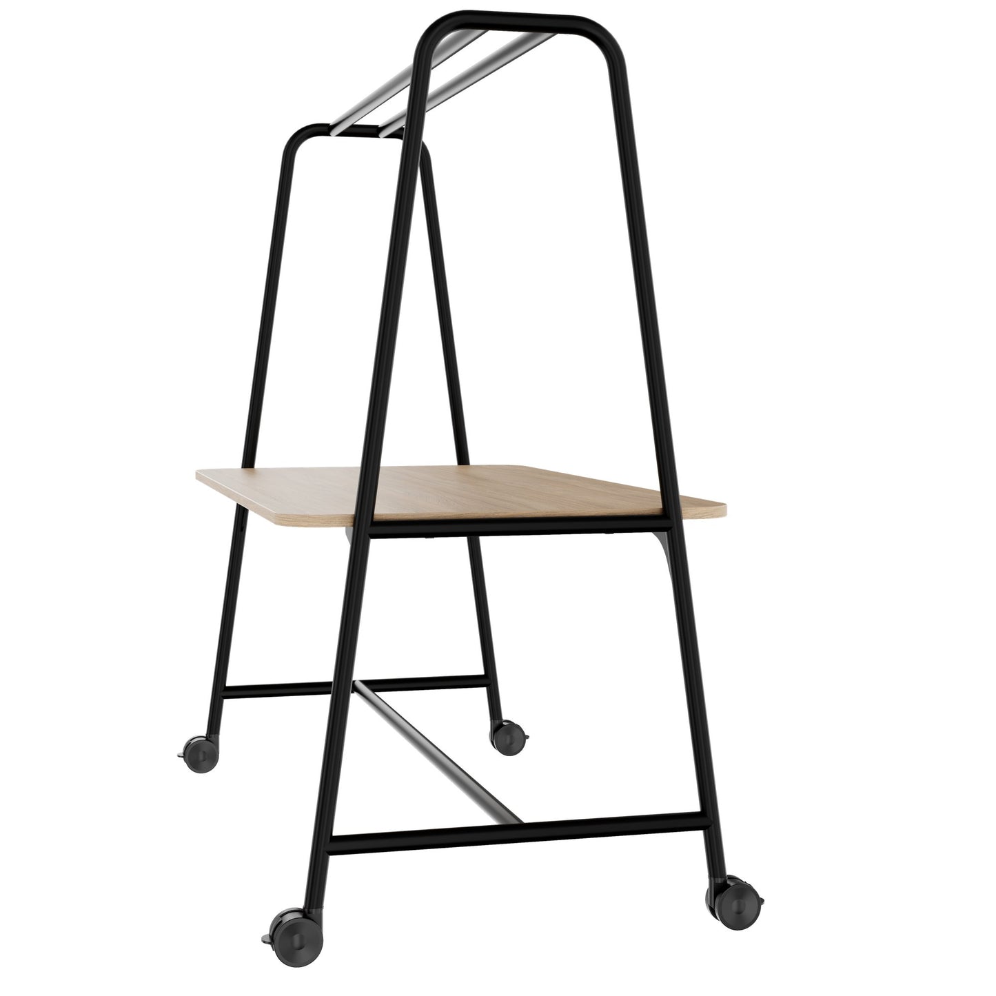 ROUND Multipurpose Tisch | 1600 - 1800 x 740 - 1050 mm, Bernsteineiche