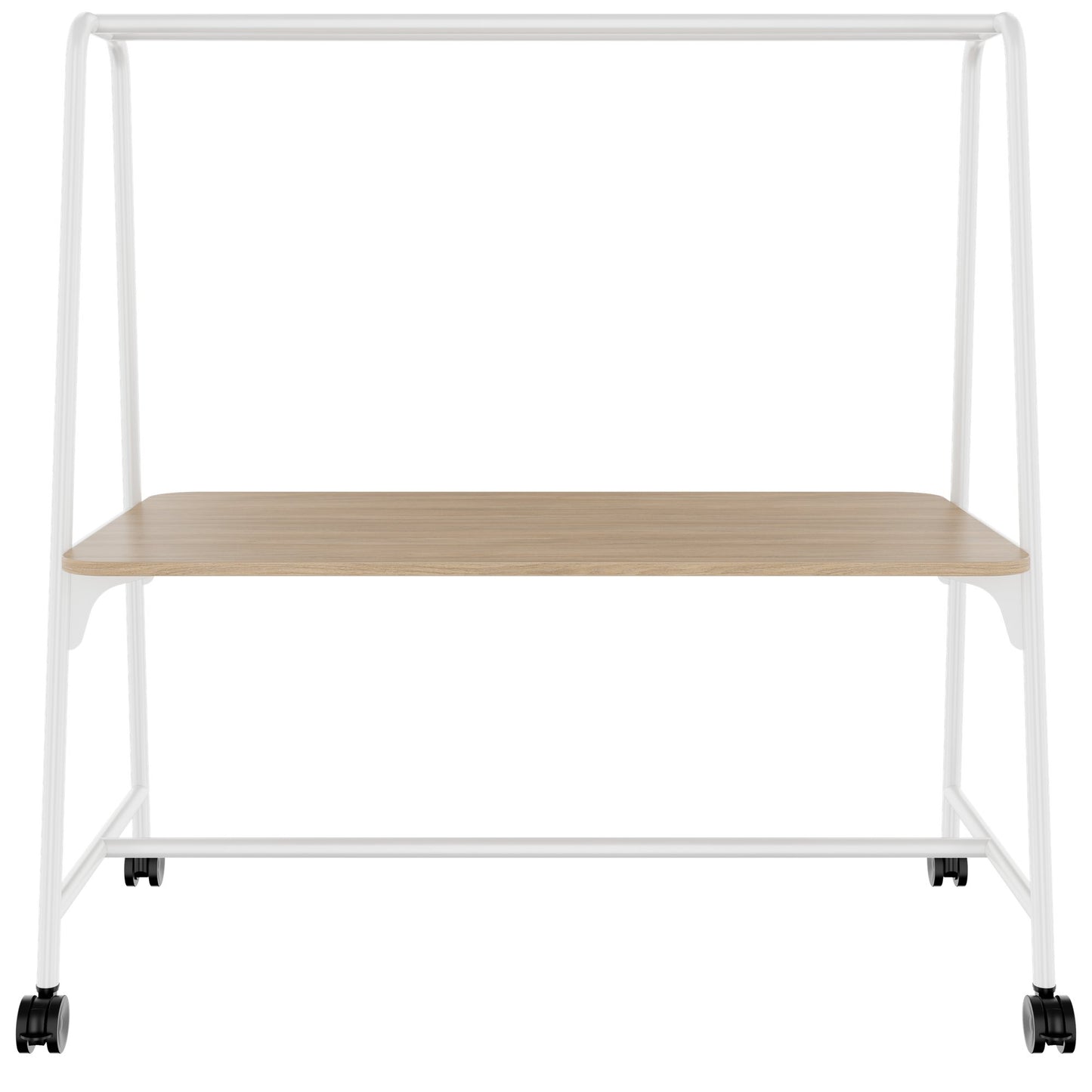 ROUND Multipurpose Tisch | 1600 - 1800 x 740 - 1050 mm, Bernsteineiche