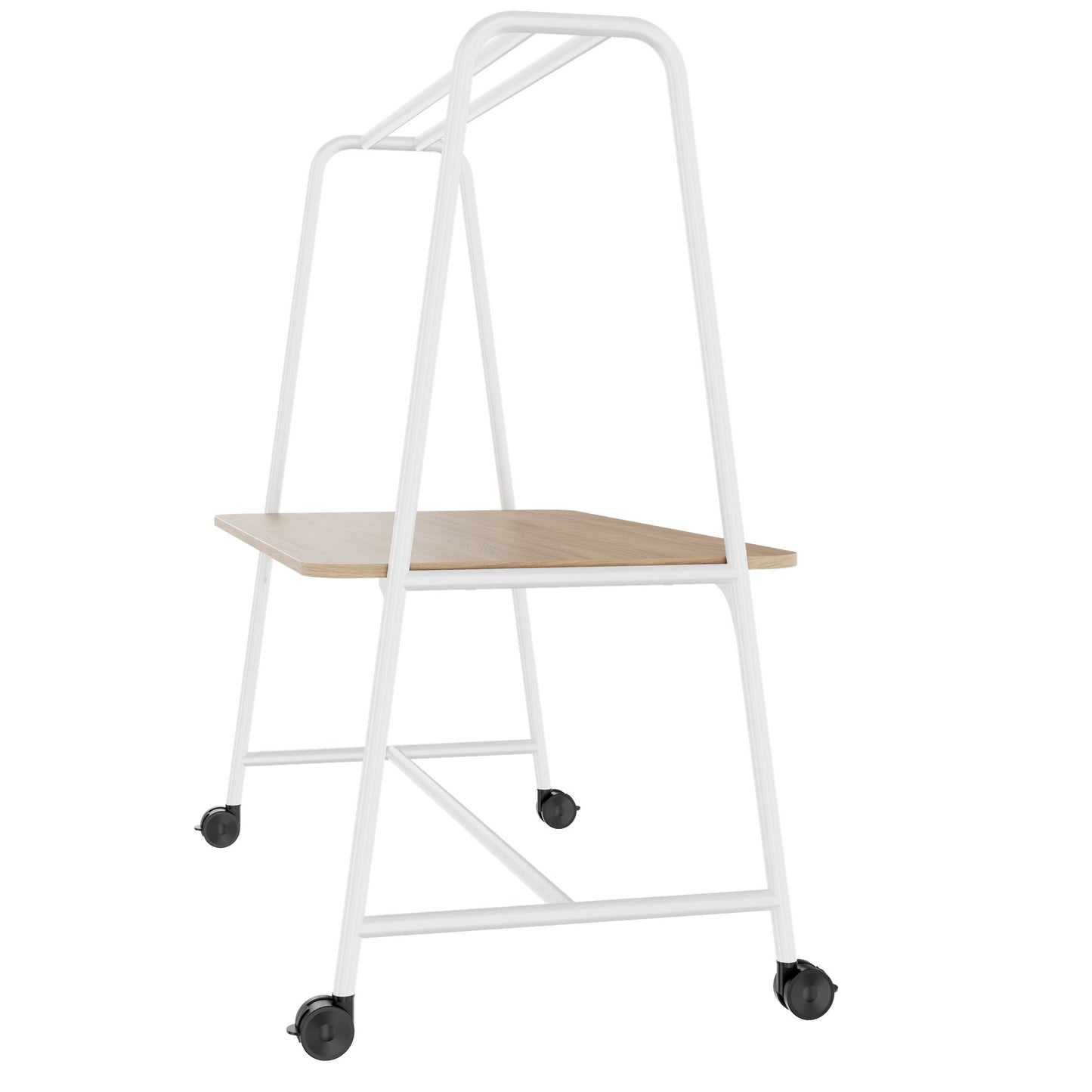 ROUND Multipurpose Tisch | 1600 - 1800 x 740 - 1050 mm, Bernsteineiche