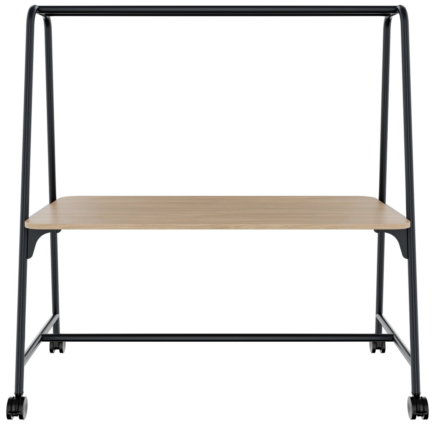 ROUND Multipurpose Tisch | 1600 - 1800 x 740 - 1050 mm, Bernsteineiche