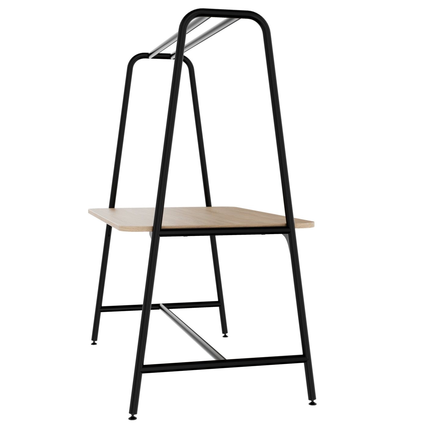 ROUND Multipurpose Tisch | 1600 - 1800 x 740 - 1050 mm, Bernsteineiche