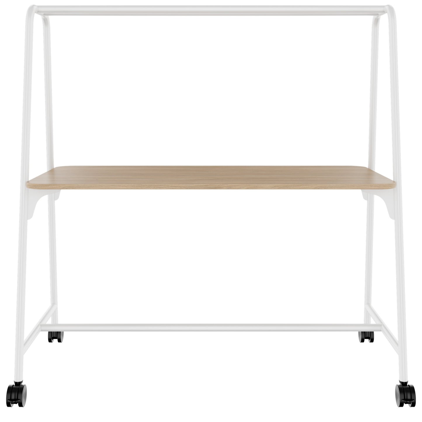 ROUND Multipurpose Tisch | 1600 - 1800 x 740 - 1050 mm, Bernsteineiche