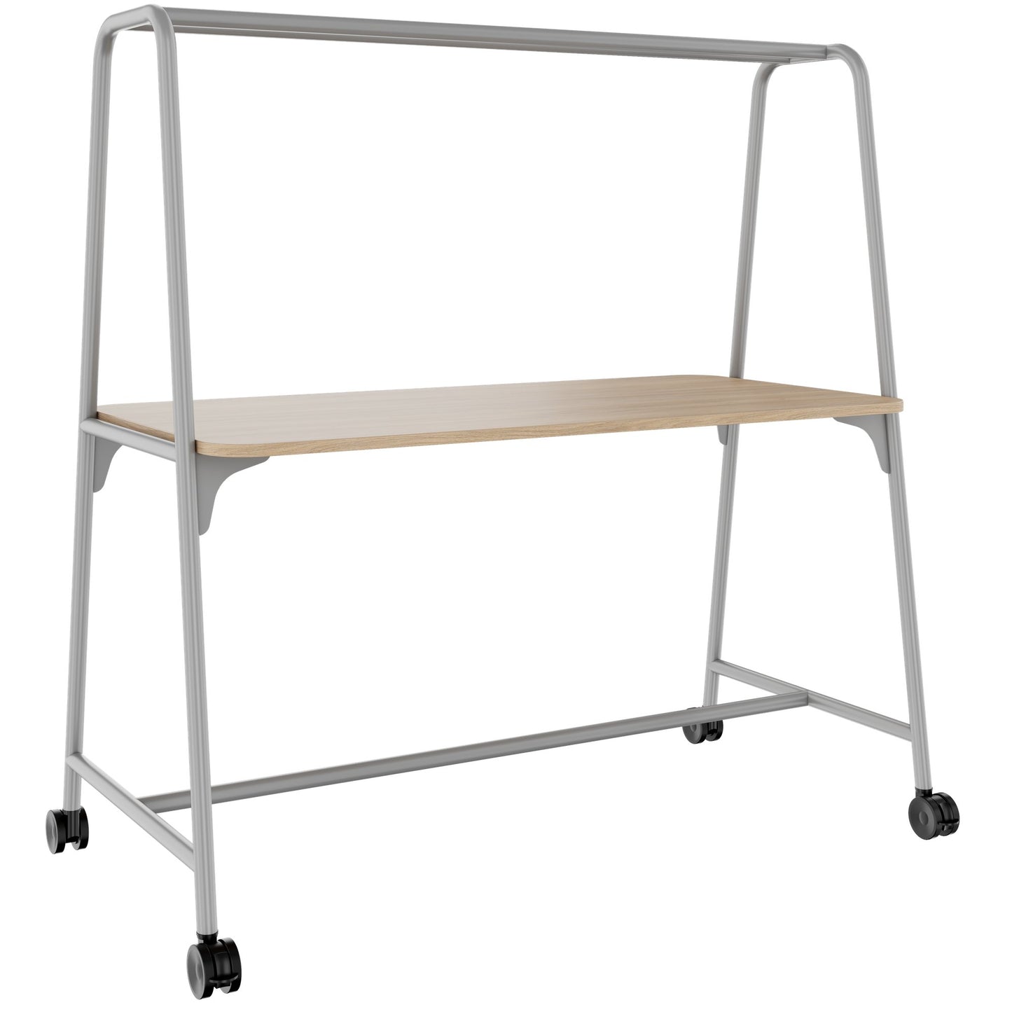 ROUND Multipurpose Tisch | 1600 - 1800 x 740 - 1050 mm, Bernsteineiche
