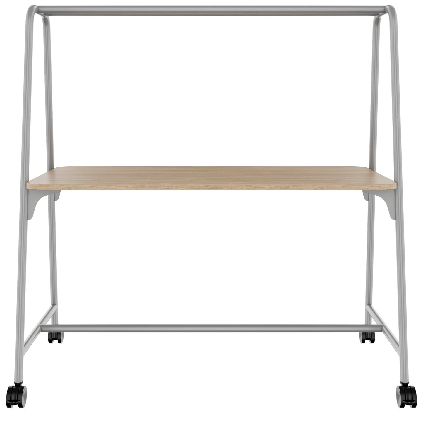 ROUND Multipurpose Tisch | 1600 - 1800 x 740 - 1050 mm, Bernsteineiche