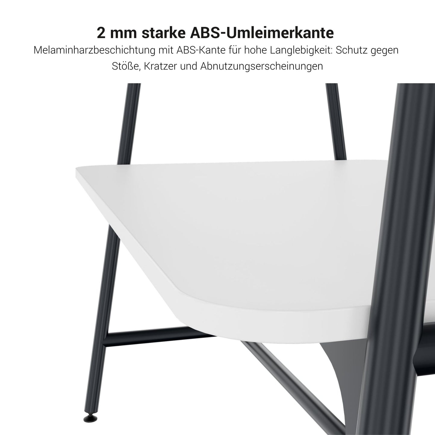 ROUND Multipurpose Tisch | 1600 - 1800 x 740 - 1050 mm, Bernsteineiche