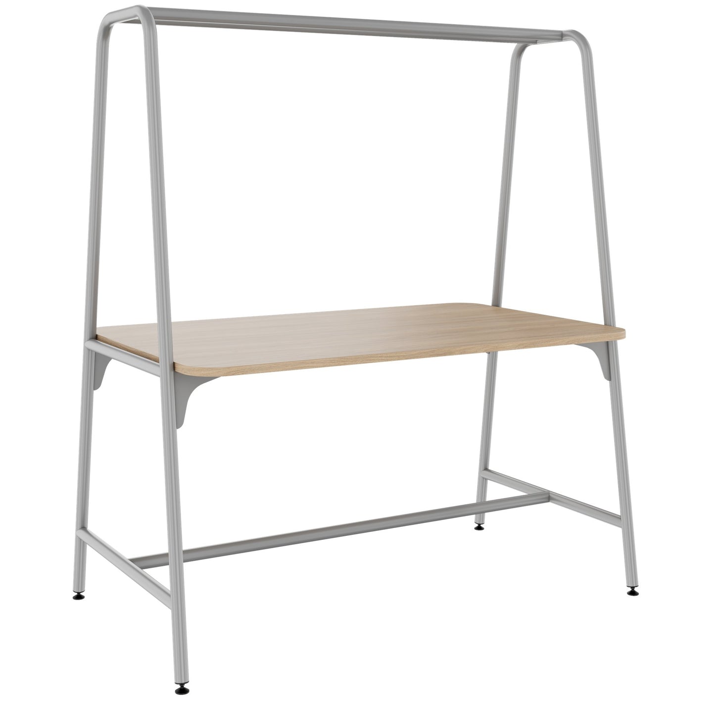 ROUND Multipurpose Tisch | 1600 - 1800 x 740 - 1050 mm, Bernsteineiche