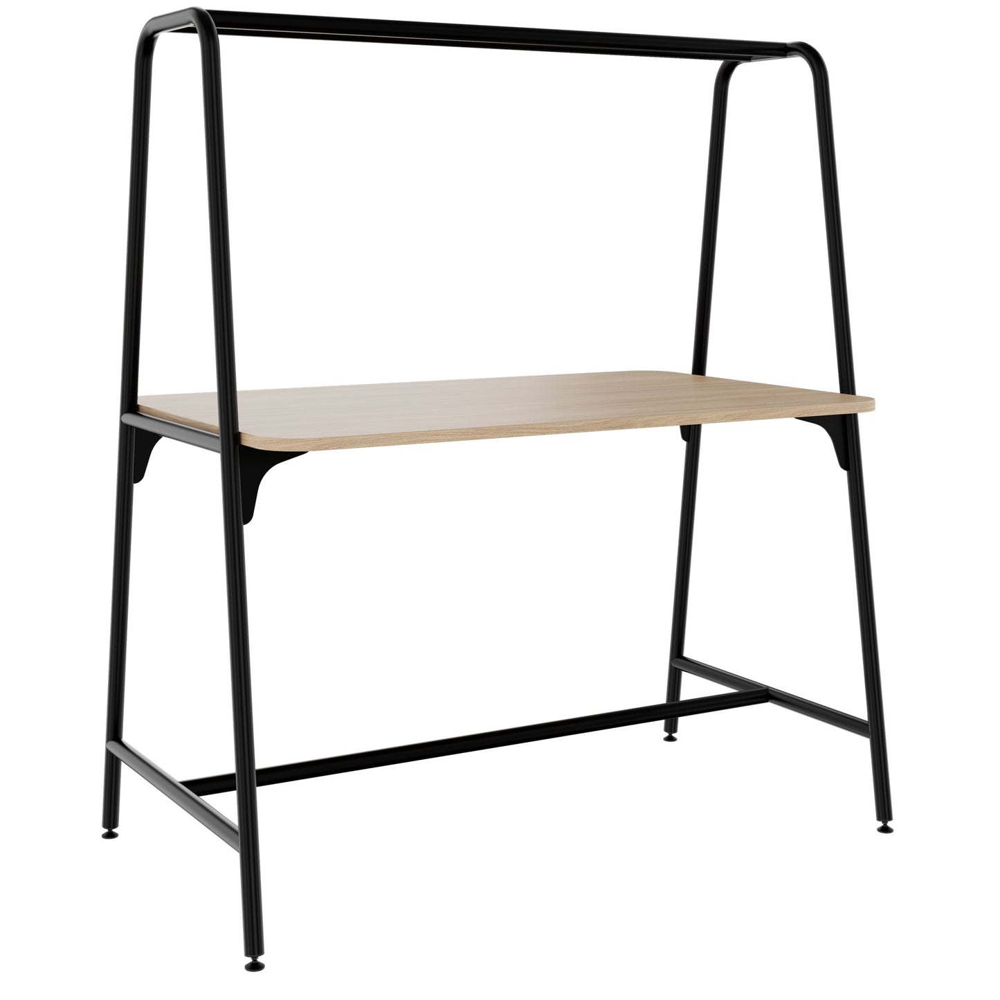 ROUND Multipurpose Tisch | 1600 - 1800 x 740 - 1050 mm, Bernsteineiche