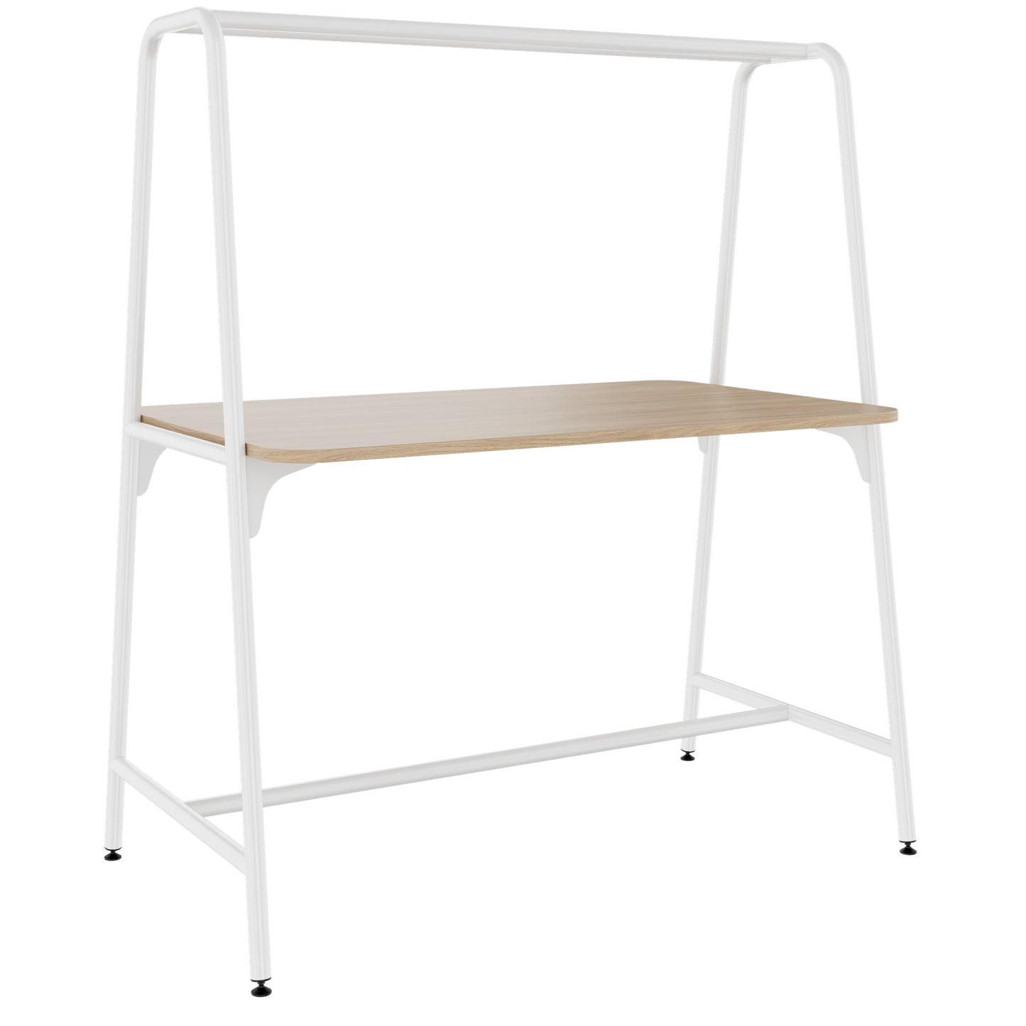ROUND Multipurpose Tisch | 1600 - 1800 x 740 - 1050 mm, Bernsteineiche