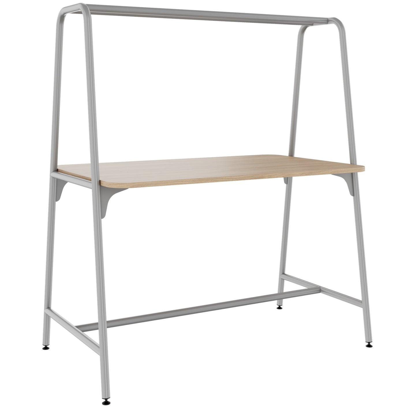 ROUND Multipurpose Tisch | 1600 - 1800 x 740 - 1050 mm, Bernsteineiche