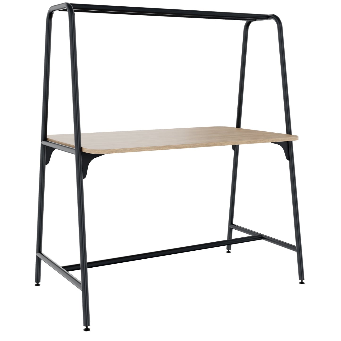 ROUND Multipurpose Tisch | 1600 - 1800 x 740 - 1050 mm, Bernsteineiche