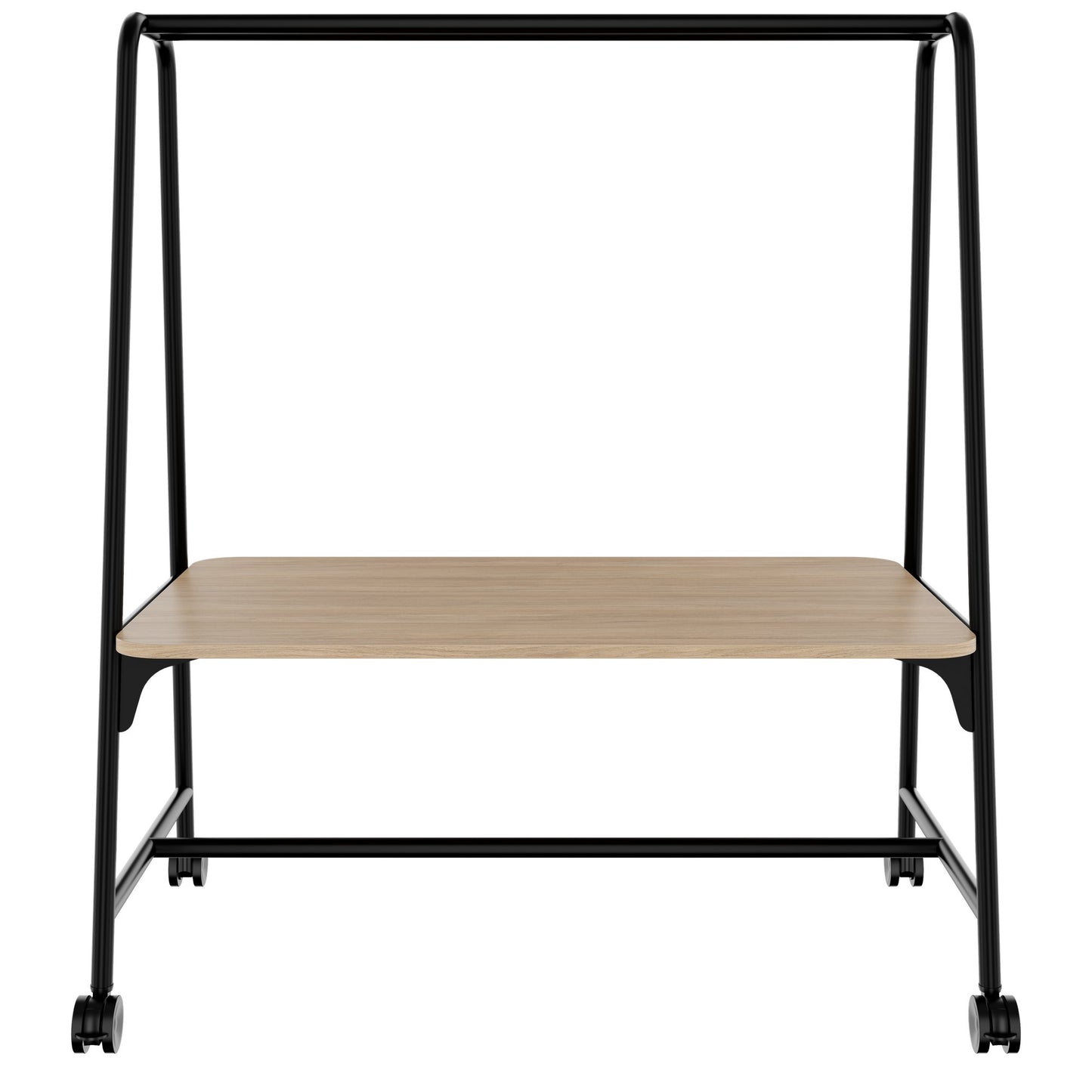 ROUND Multipurpose Tisch | 1600 - 1800 x 740 - 1050 mm, Bernsteineiche