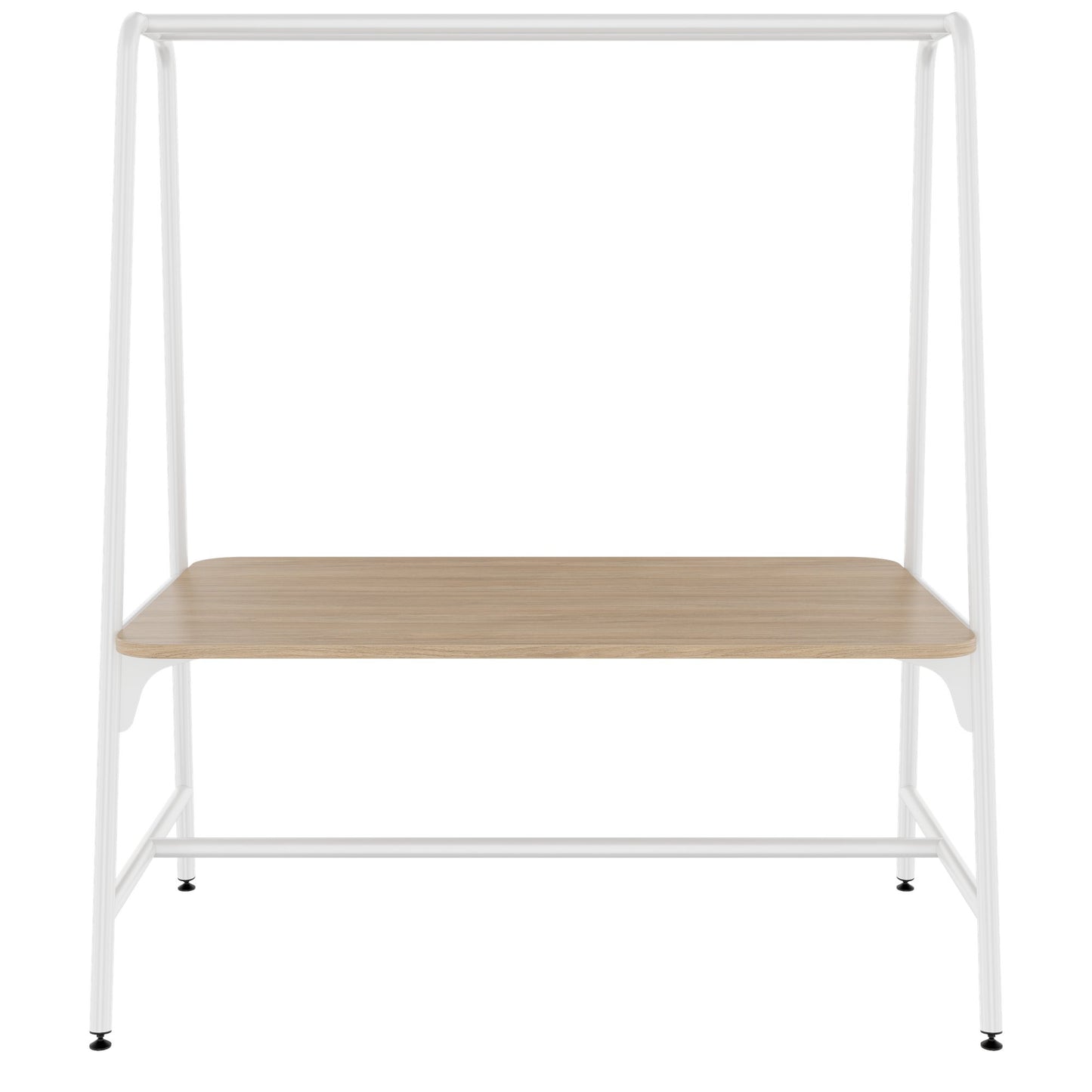 ROUND Multipurpose Tisch | 1600 - 1800 x 740 - 1050 mm, Bernsteineiche