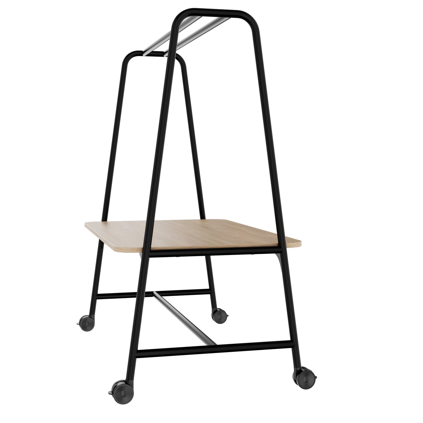 ROUND Multipurpose Tisch | 1600 - 1800 x 740 - 1050 mm, Bernsteineiche