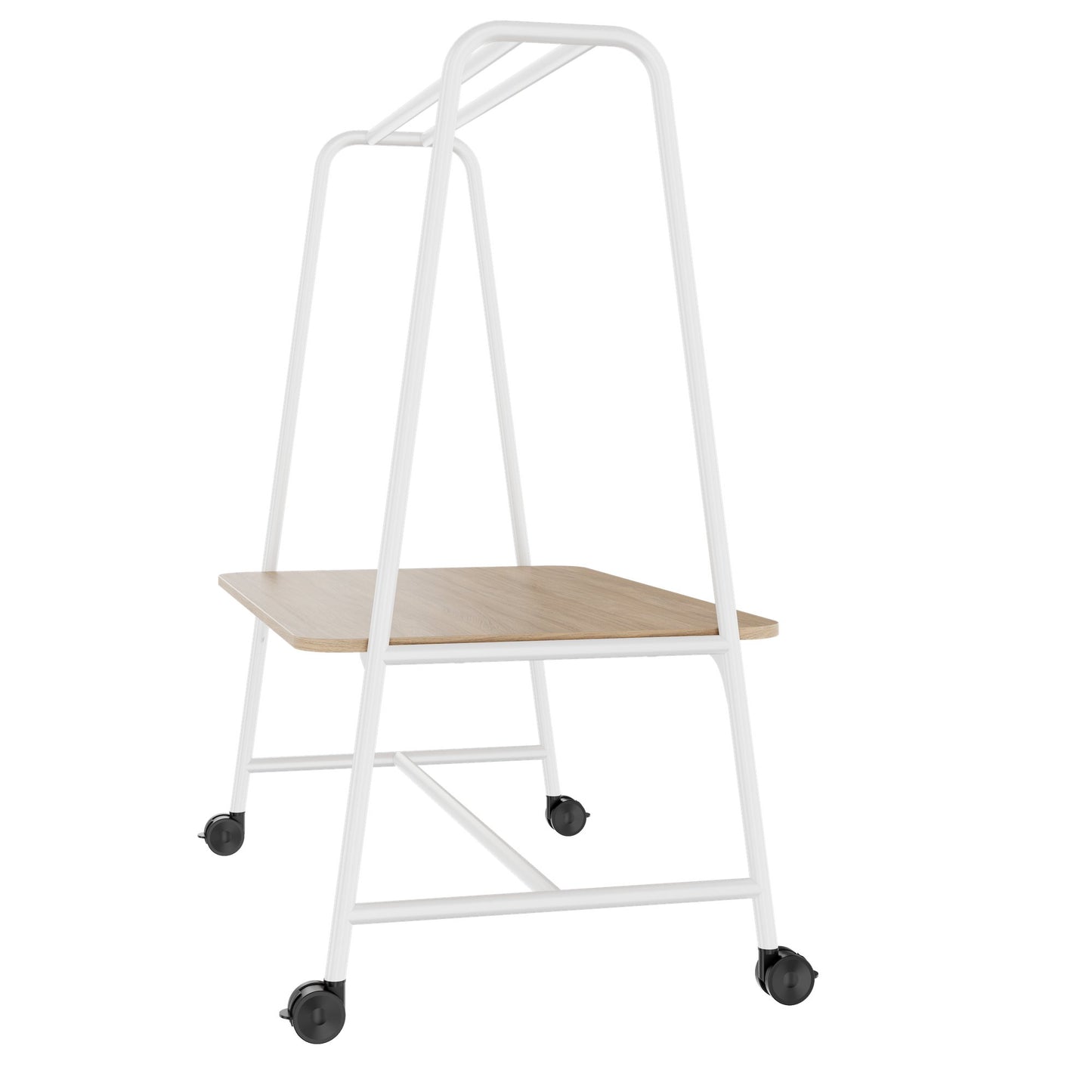 ROUND Multipurpose Tisch | 1600 - 1800 x 740 - 1050 mm, Bernsteineiche