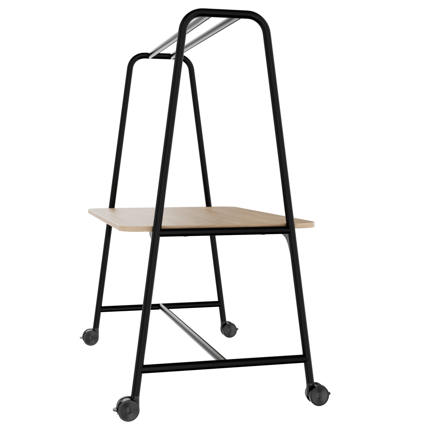 ROUND Multipurpose Tisch | 1600 - 1800 x 740 - 1050 mm, Bernsteineiche