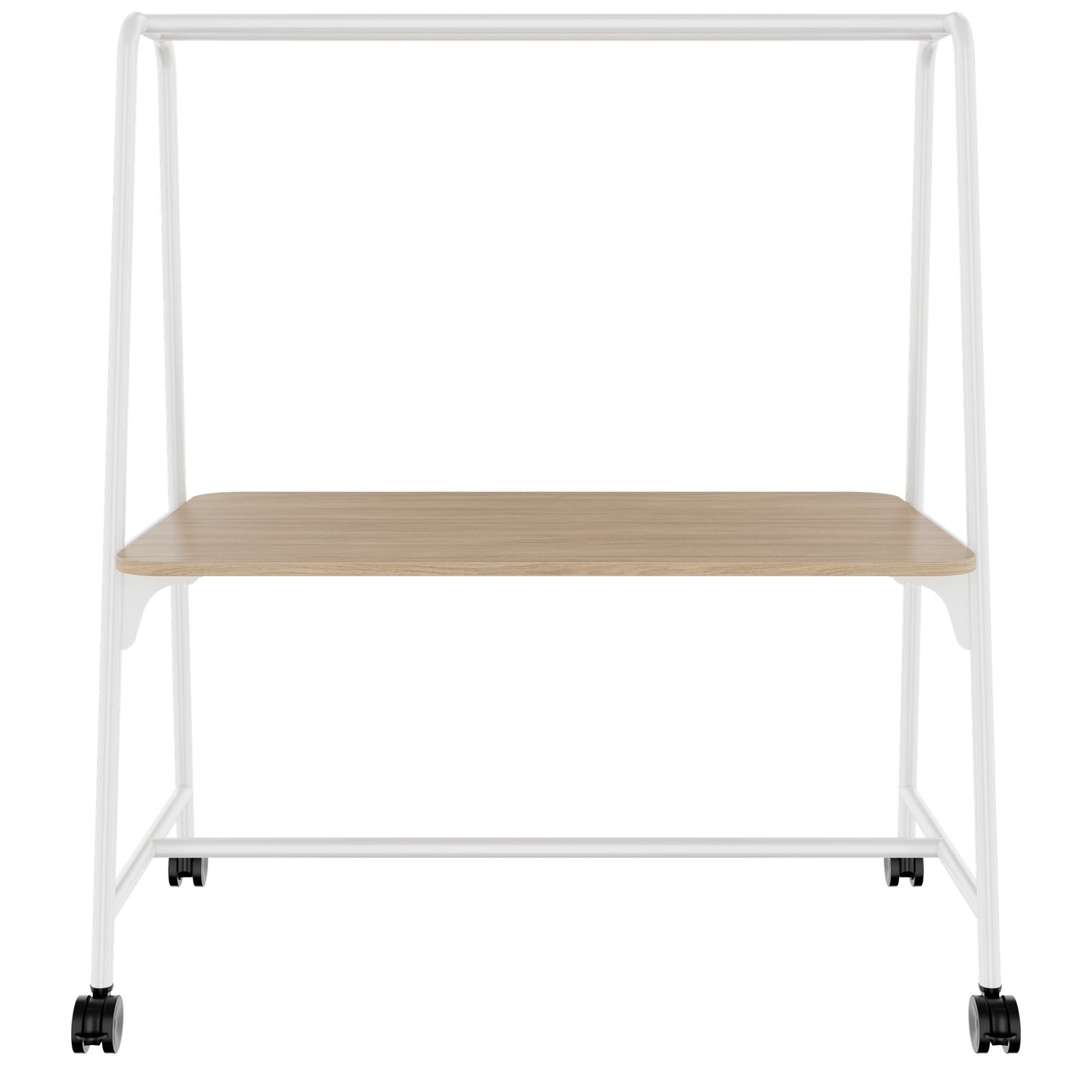 ROUND Multipurpose Tisch | 1600 - 1800 x 740 - 1050 mm, Bernsteineiche