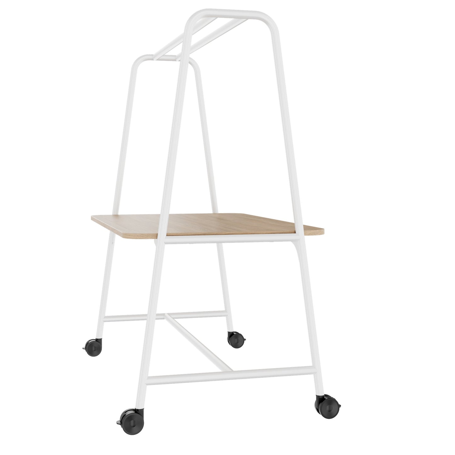 ROUND Multipurpose Tisch | 1600 - 1800 x 740 - 1050 mm, Bernsteineiche