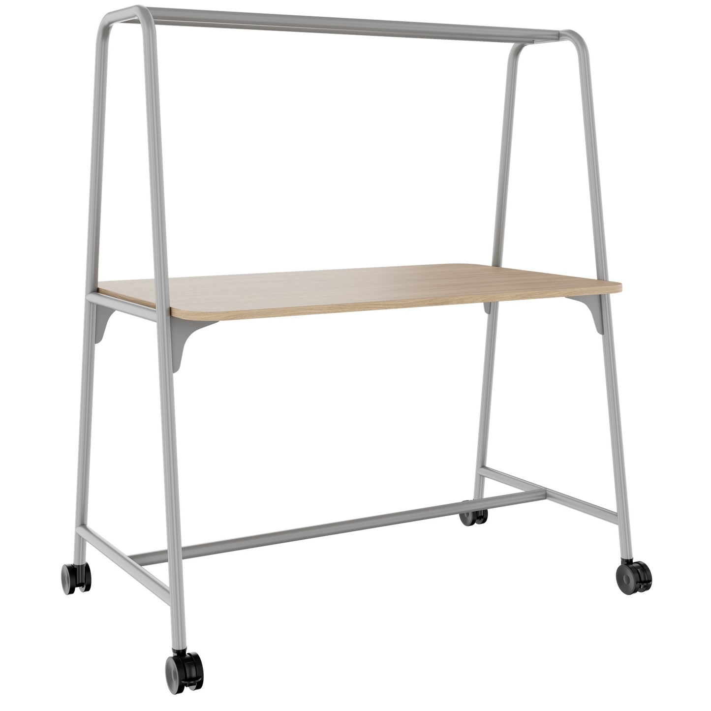 ROUND Multipurpose Tisch | 1600 - 1800 x 740 - 1050 mm, Bernsteineiche